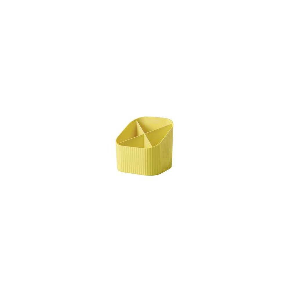 HAN Multipot à crayons Re-X-LOOP, plastique éco, jaune