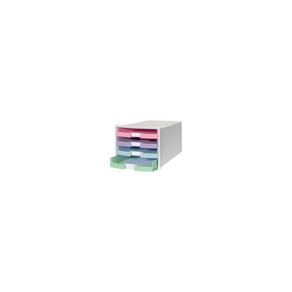 HAN Module de classement IMPULS, 4 tiroirs, blanc/pastel