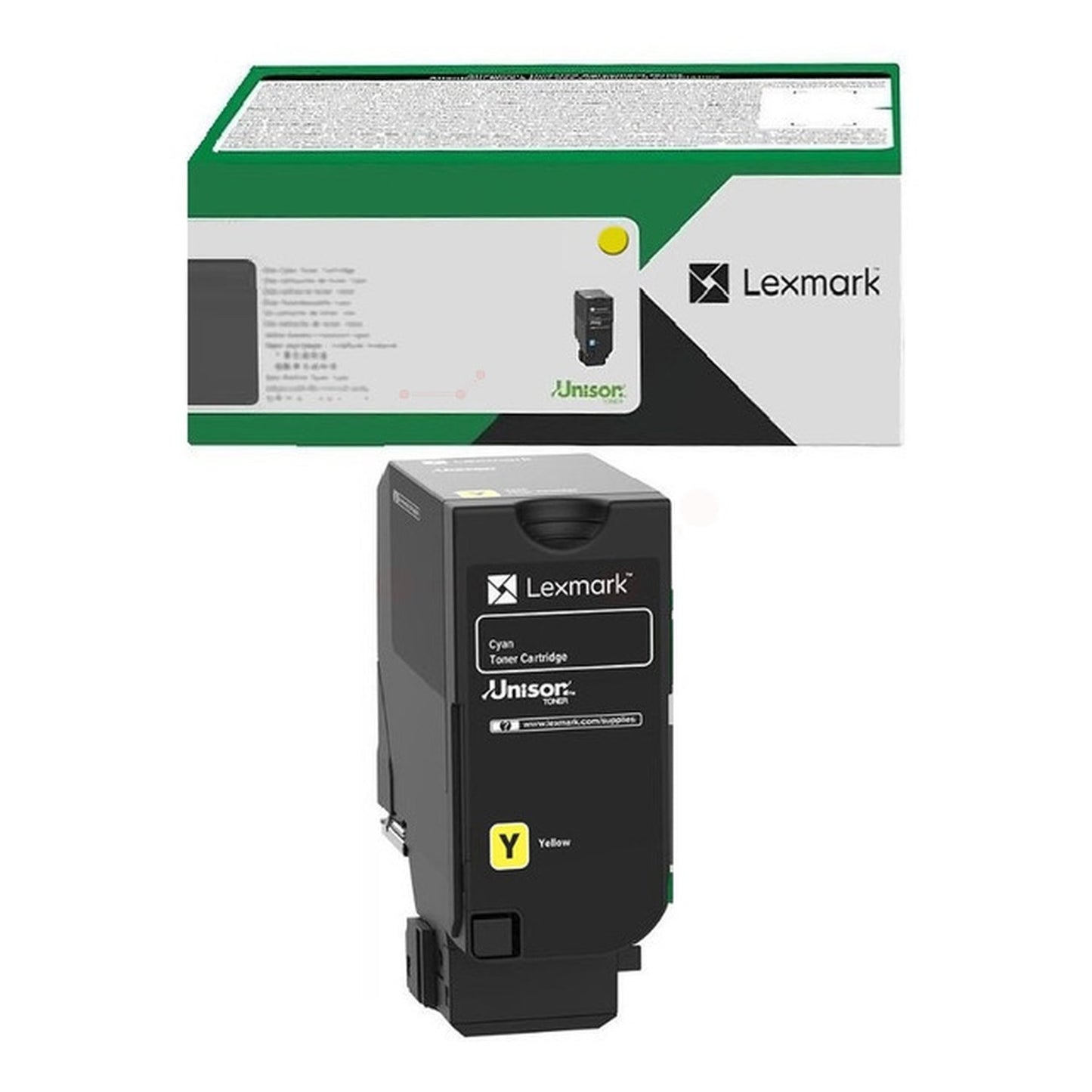 Toner d'origine Lexmark 81C2XY0 - jaune