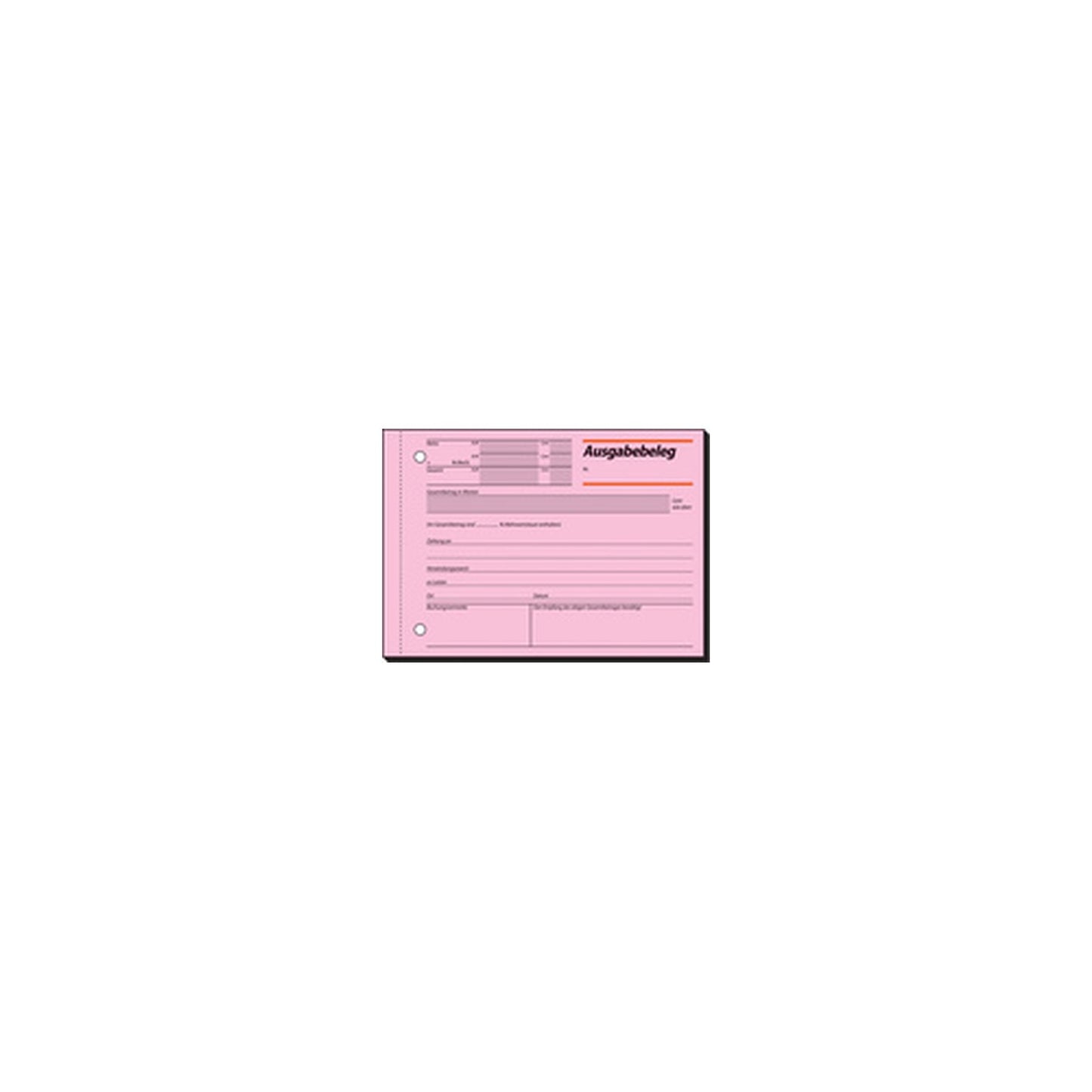 sigel Formularbuch "Ausgabebeleg", A6 quer, 50 Blatt