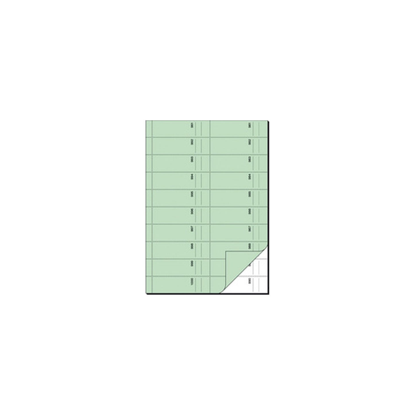 sigel Bloc de bons "Carnet de bons", A4, 1000 coupons, vert