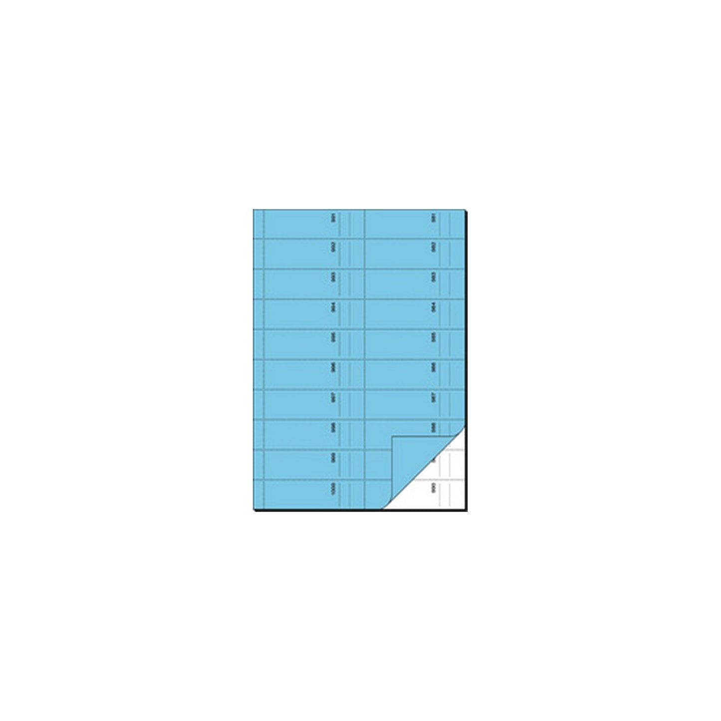 sigel Bloc de bons "Carnet de bons", A4, 1000 coupons, bleu