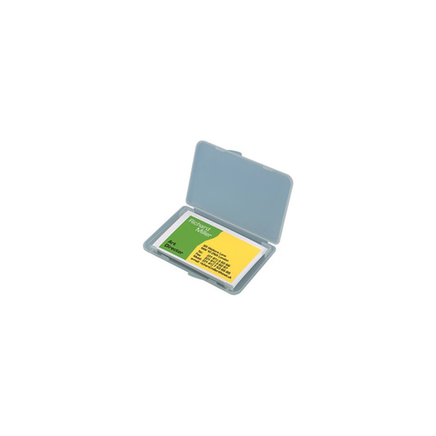 sigel Etui pour cartes de visite-Box, transparent, mat