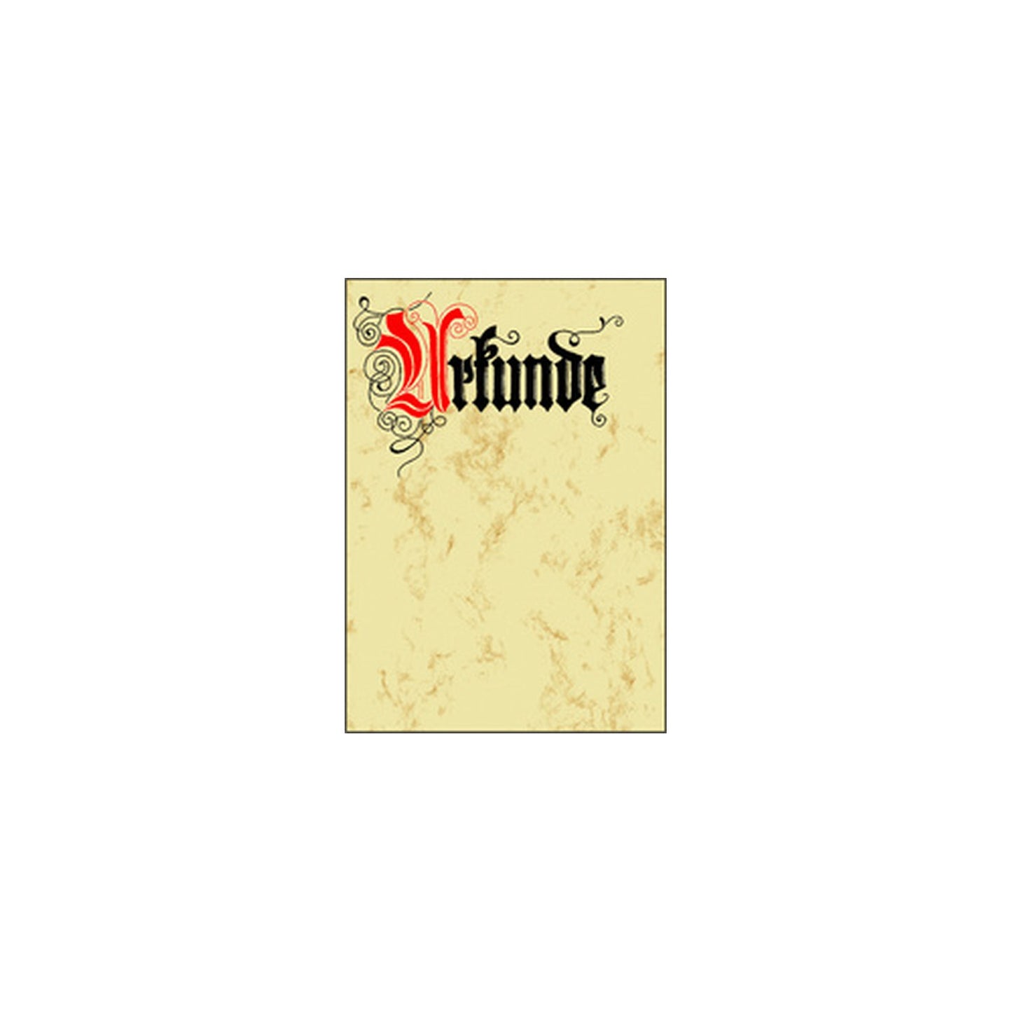 sigel Design-Papier, DIN A4, Motiv "Urkunde Calligraphie"