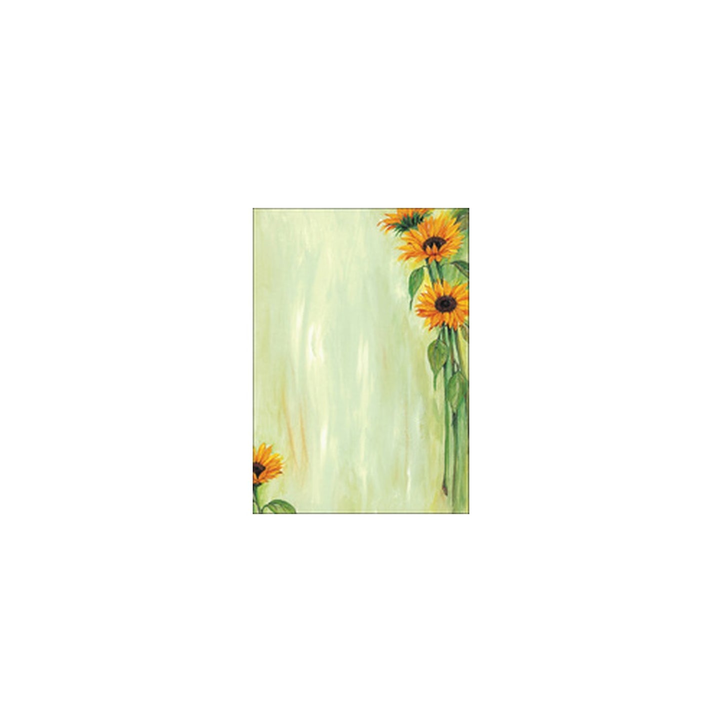 sigel Papier à motif, A4, 90 g/m2, motif "Sunflower"