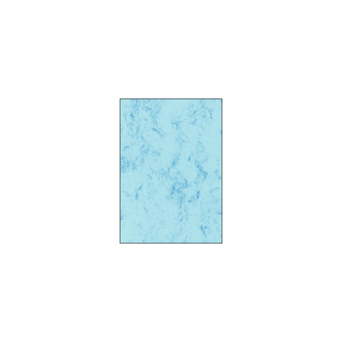 sigel papier marbré, A4, 90 g/m2, papier fin, bleu
