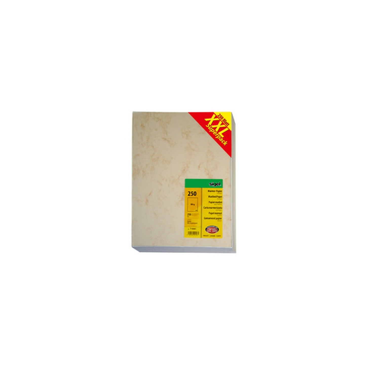sigel Papier marbré "XXL Superpack", A4, 90 g/m2, papier fin