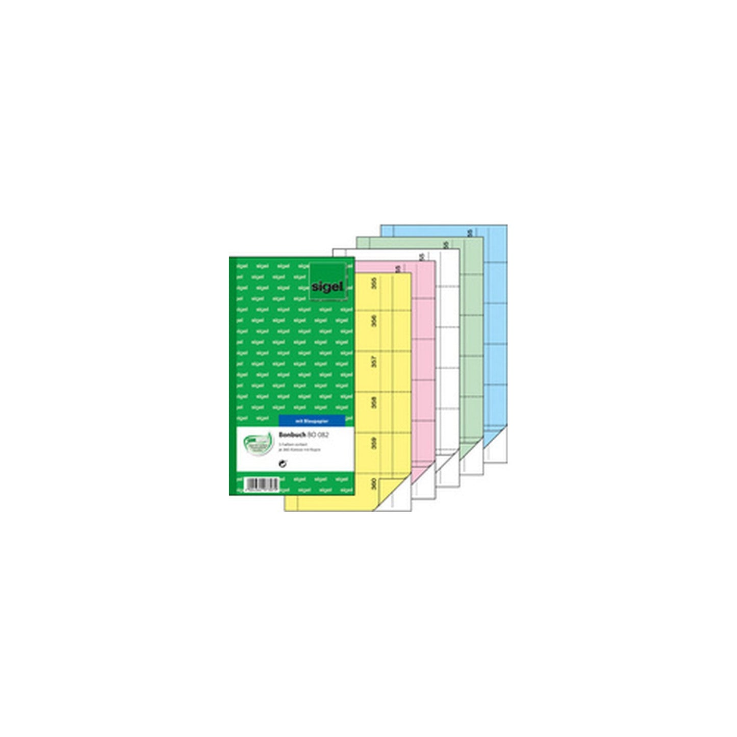 sigel Bloc de bons "Carnet de bons", 105 x 200 mm, assorti