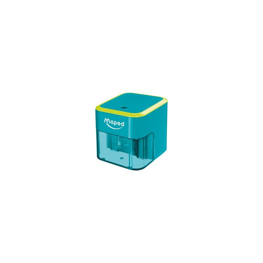 Maped Taille-crayon électrique, turquoise/vert pomme