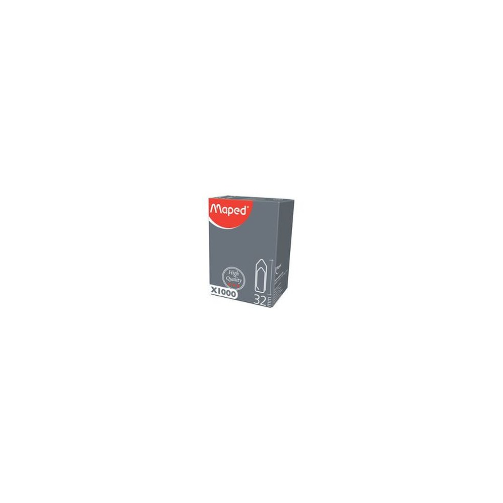 Maped Attache-lettres, galvanisées, 32 mm, grand paquet