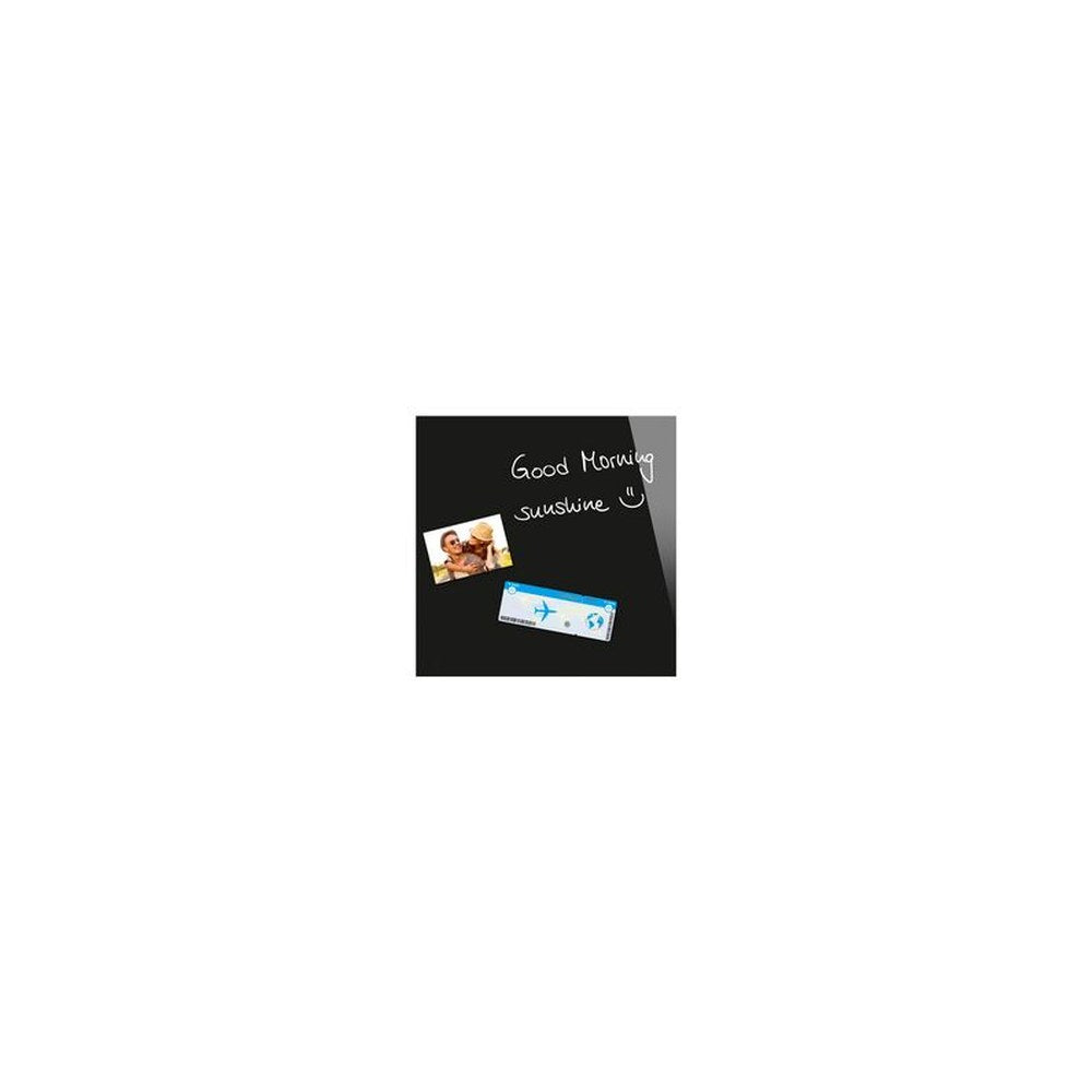 Be!Board Tableau magnétique en verre (L)450x(H)450 mm, noir