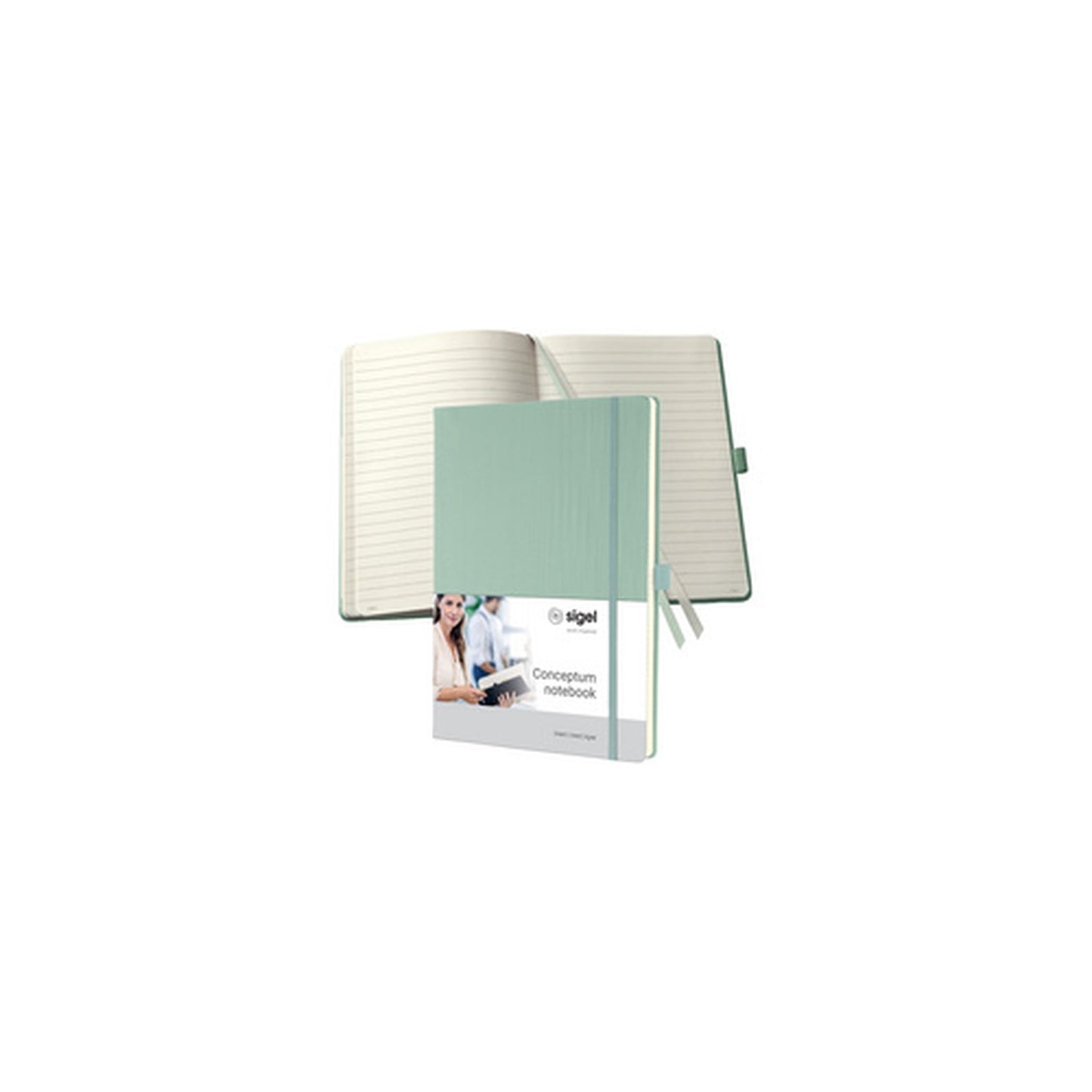 sigel Carnet de notes Conceptum, A4, ligné, menthe