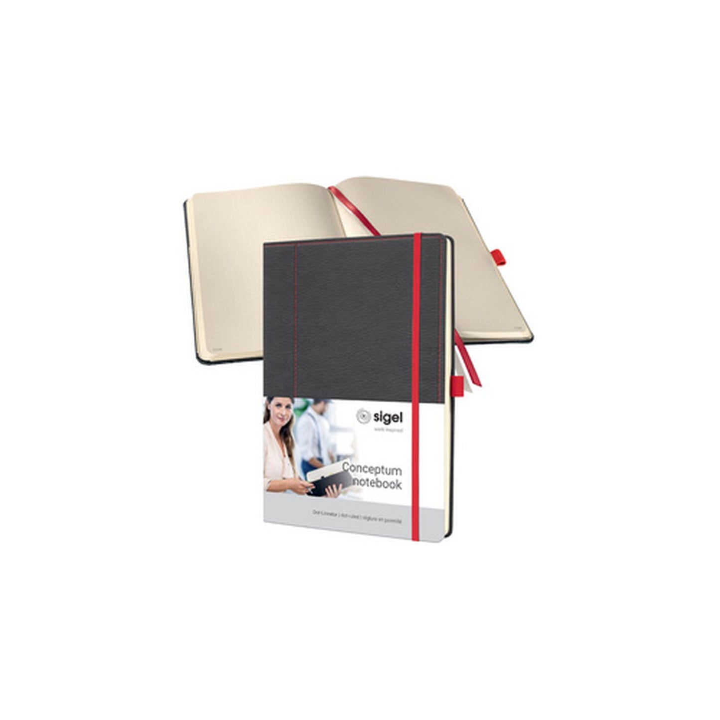 sigel Carnet de notes Conceptum Design Casual, A4, gris /