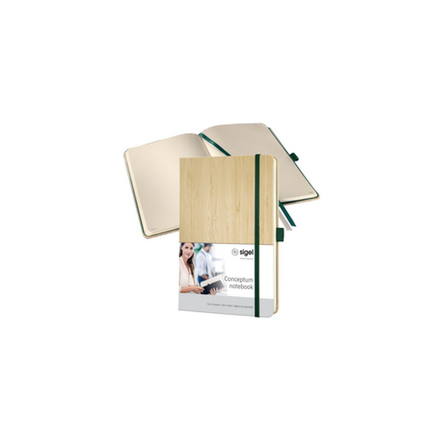 sigel Carnet Conceptum Nature Edition, A5, bambou, pointillé