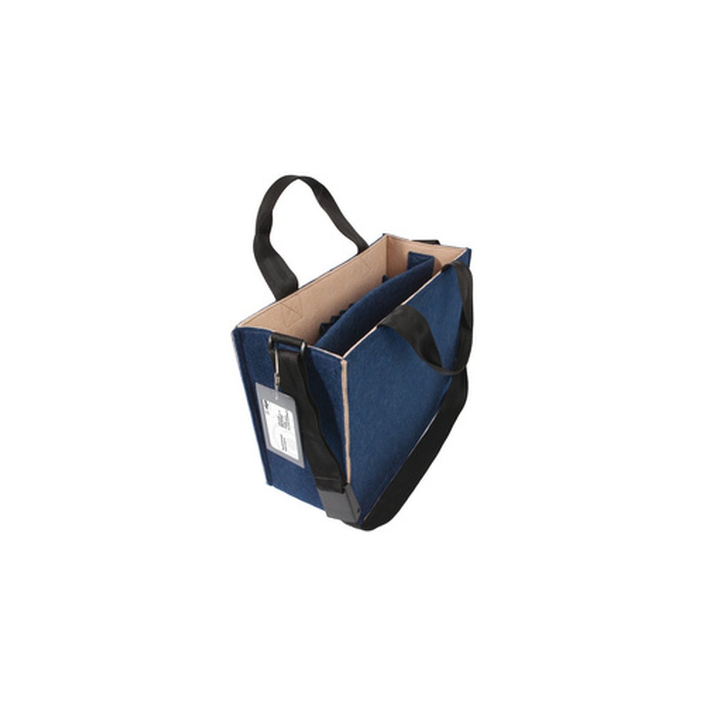 sigel Sacoche en feutre Desk Sharing Bag Bicolor M, bleu