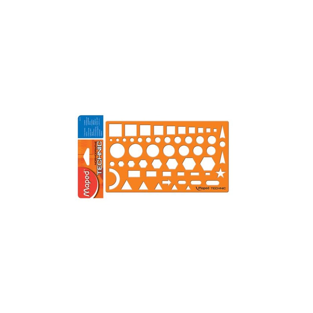 Maped Gabarit NORMOGRAPHE TECHNIC, orange