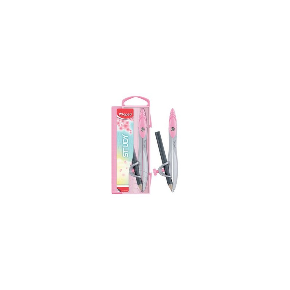 Maped Coffret compas Study PASTEL, incl. bague universelle