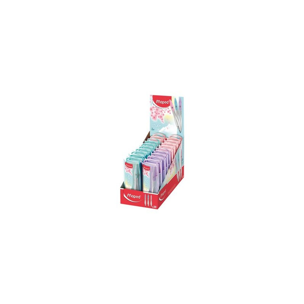 Maped Compas Study Collector, présentoir de 20 pièces x20