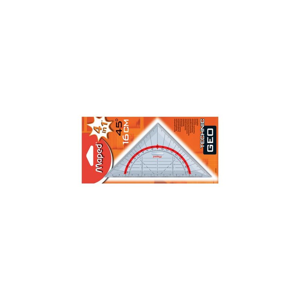 Maped Équerre geométrique Technic, hypoténuse: 160 mm