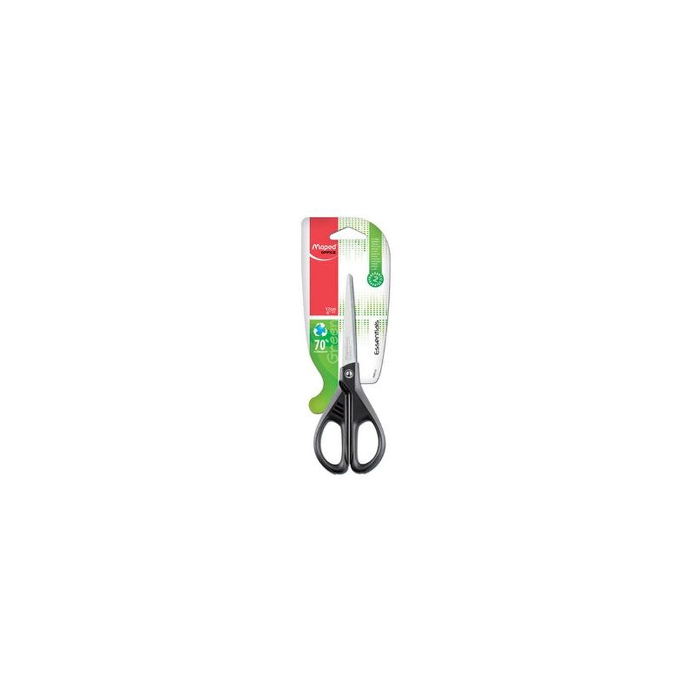Maped Ciseaux Essentials Green, arrondi, longueur: 170 mm