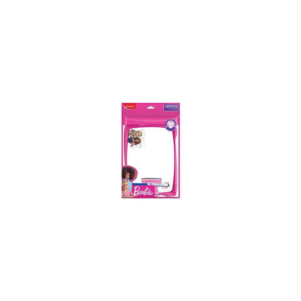 Maped Ardoise Barbie, effaçable à sec, blanc