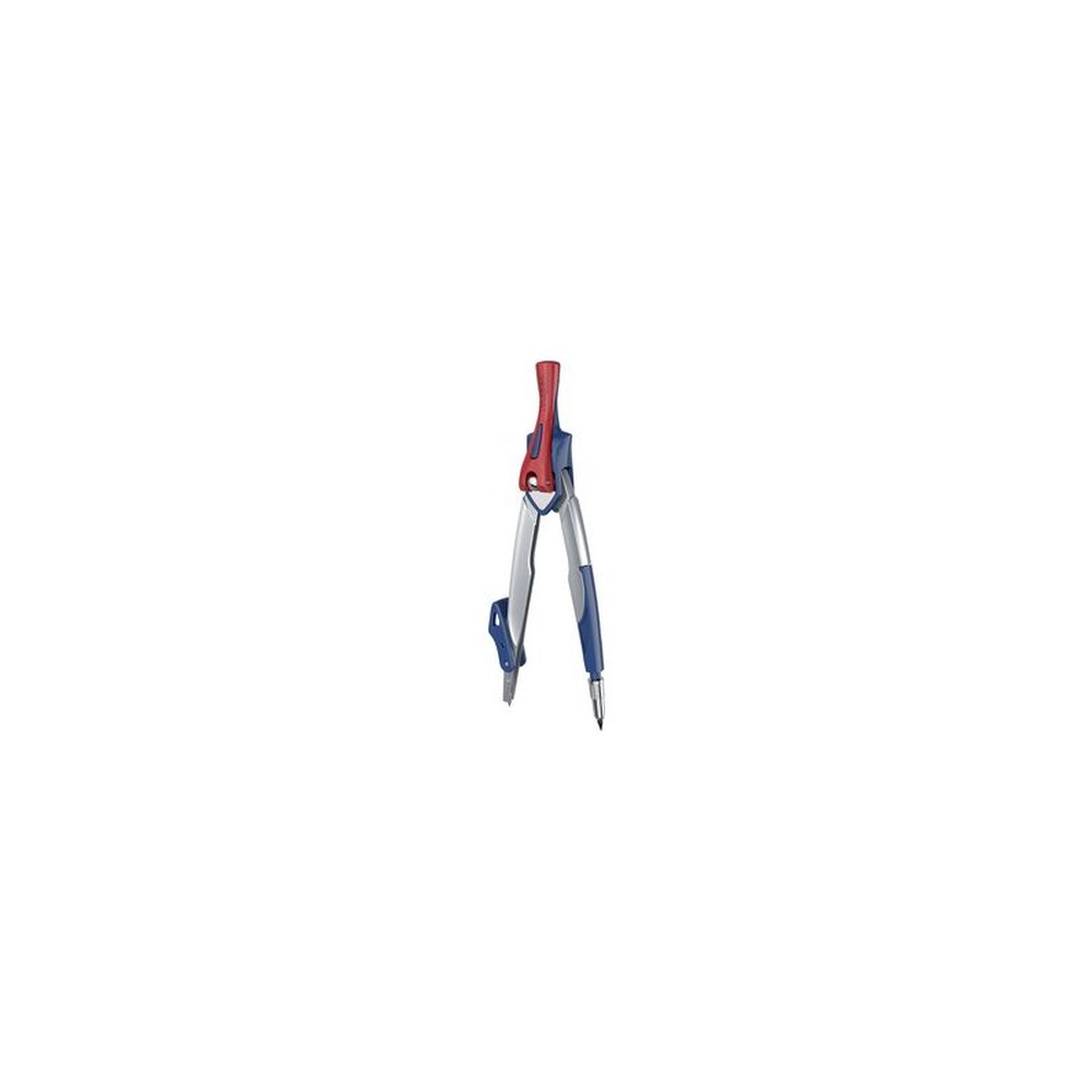 Maped Compas Stop System, en blister, bleu/rouge