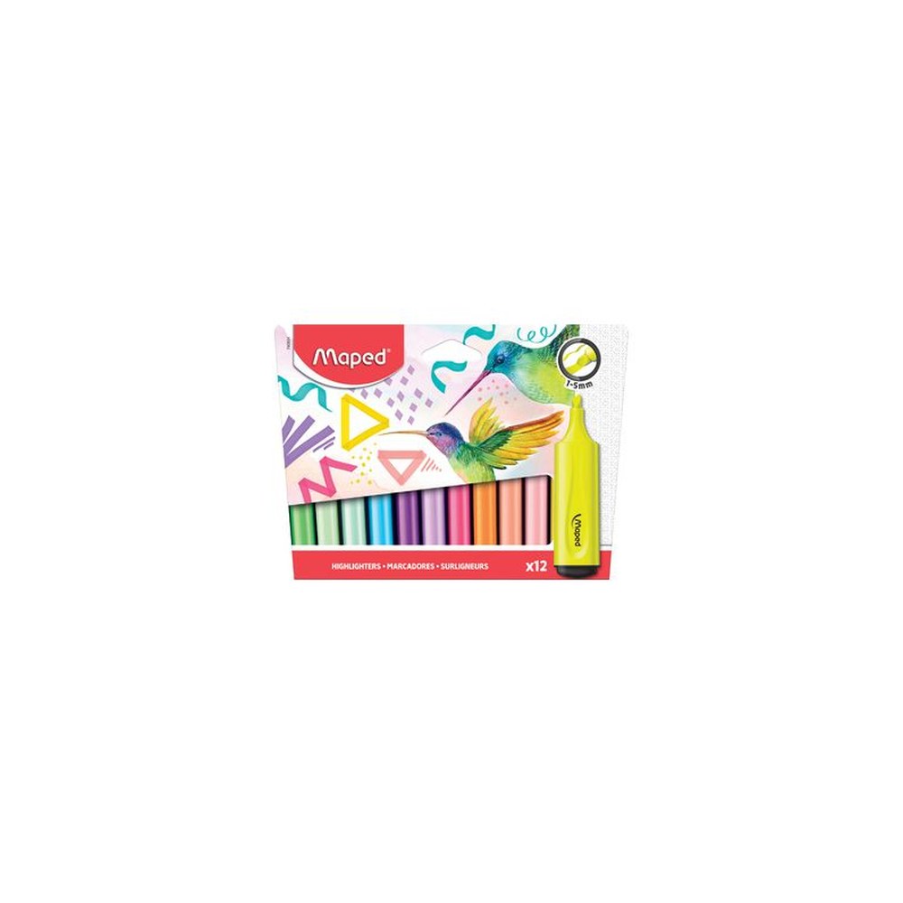 Maped Surligneur FLUO'PEPS Classic, boîte carton de 12