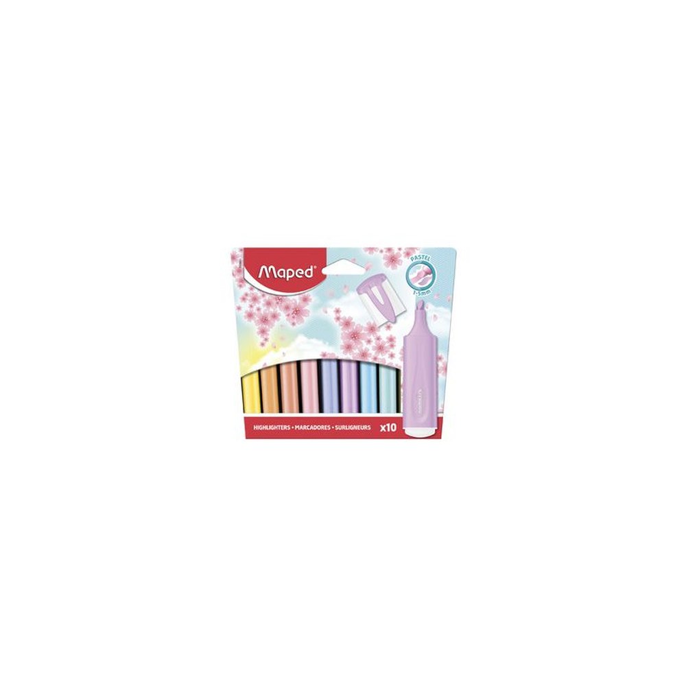 Maped Surligneur FLUO'PEPS PASTEL, blister de 10