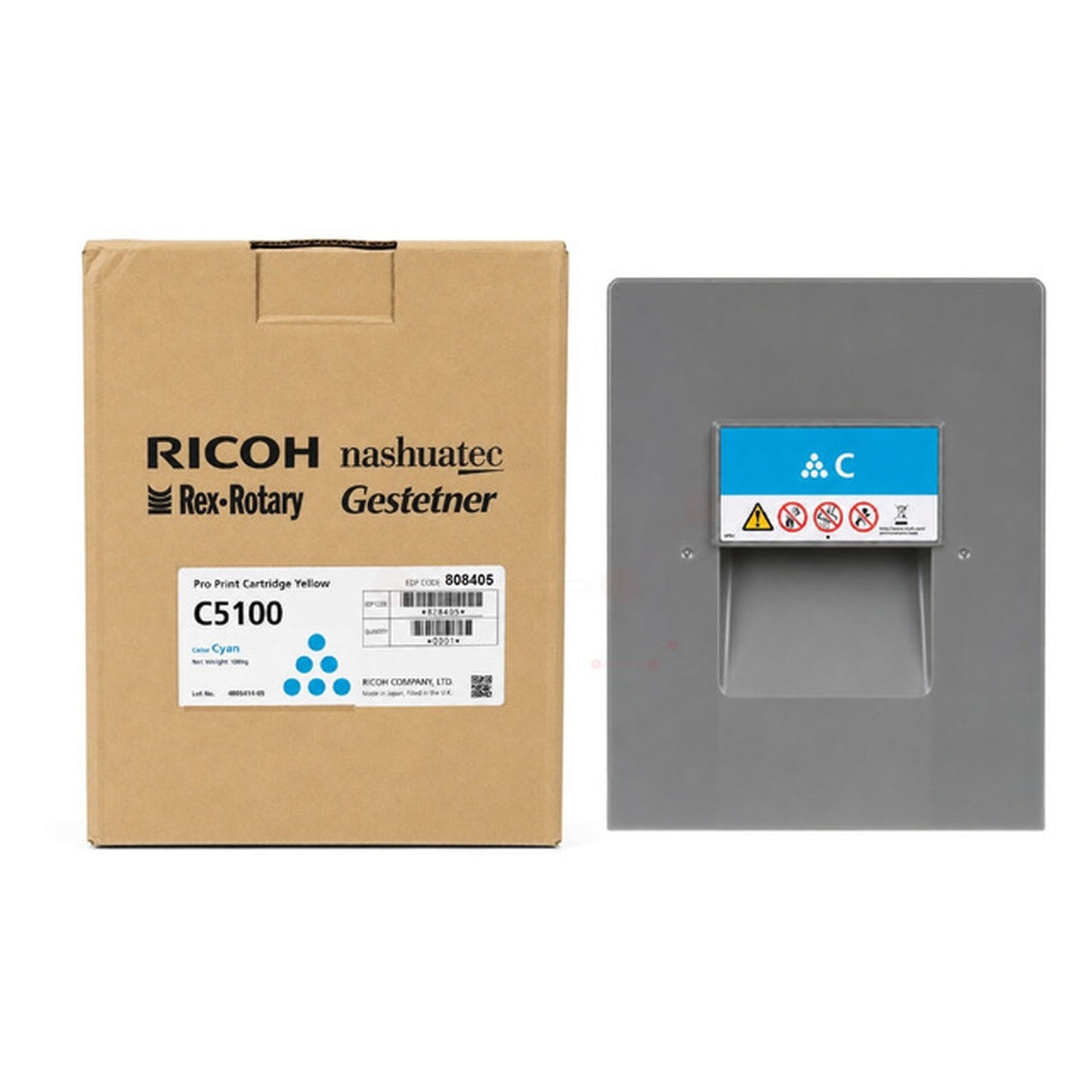 Toner d'origine Ricoh 828224 / TYPE C 5100 - cyan