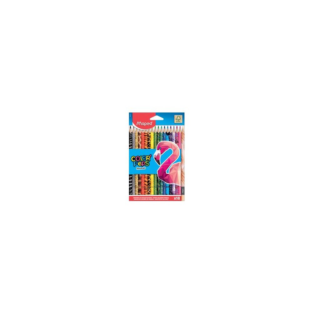 Maped Crayon de couleur triangulaire COLOR'PEPS Animals