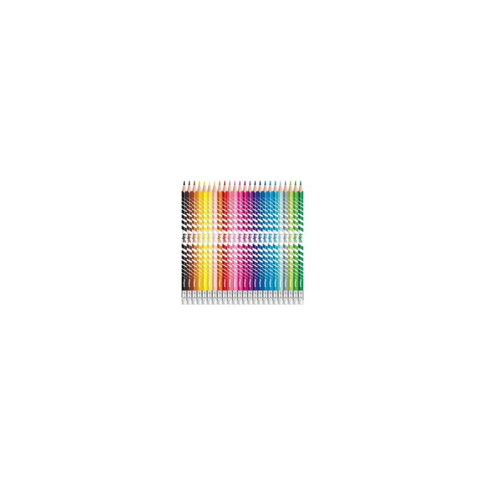 Maped Crayons de couleur COLOR'PEPS, effaçable, étui de 24
