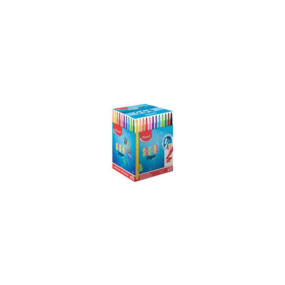 Maped Feutres dessin COLOR'PEPS Long Life, présentoir de 72