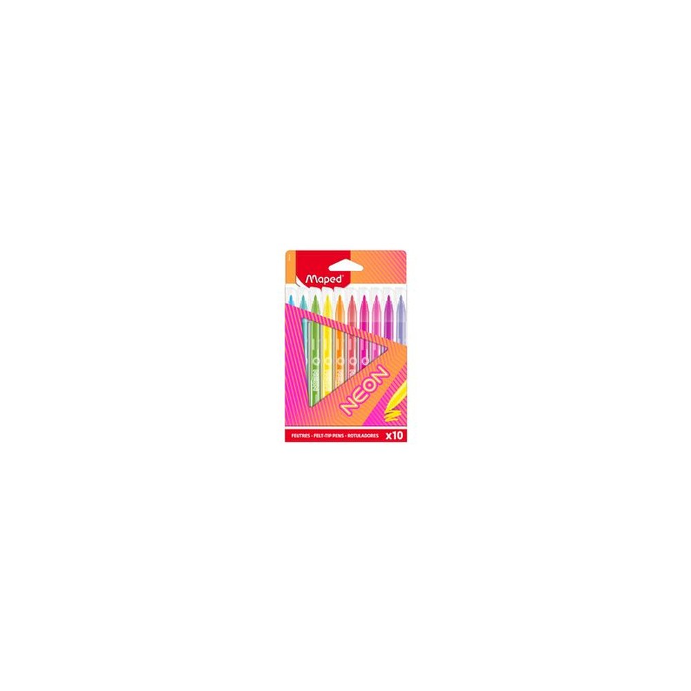 Maped Feutre de coloriage NEON, étui carton de 10