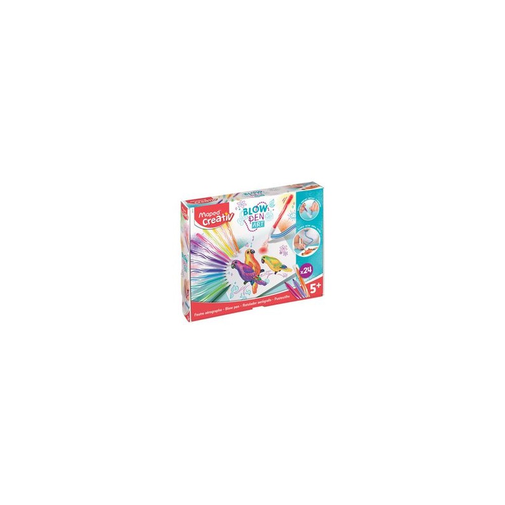 Maped Creativ Kit feutre aérographe BLOW PEN Art, 32 pièces