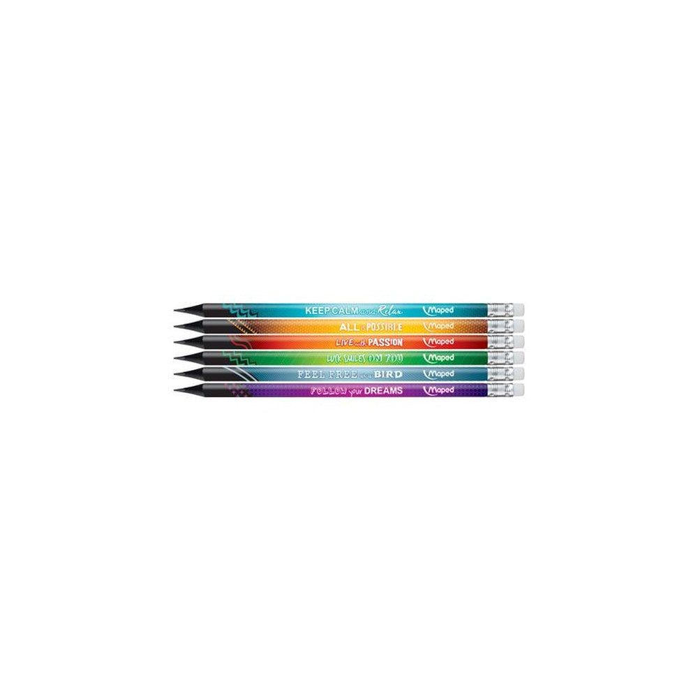 Maped Crayon graphite BLACK'PEPS ENERGY, dureté: HB, étui 12 x12