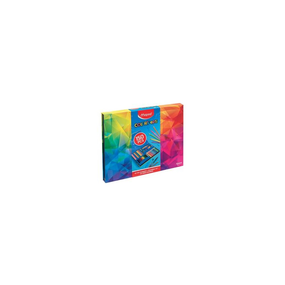 Maped Kit de dessin COLOR'PEPS, 150 pièces, boîte carton