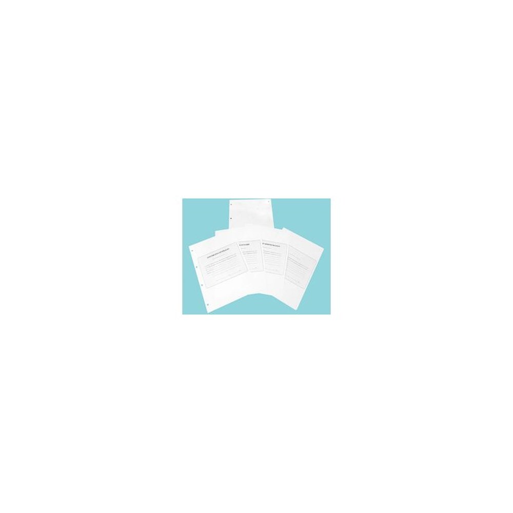 ELVE Recharge Classeur, 297 x 210 mm, papier extra blanc