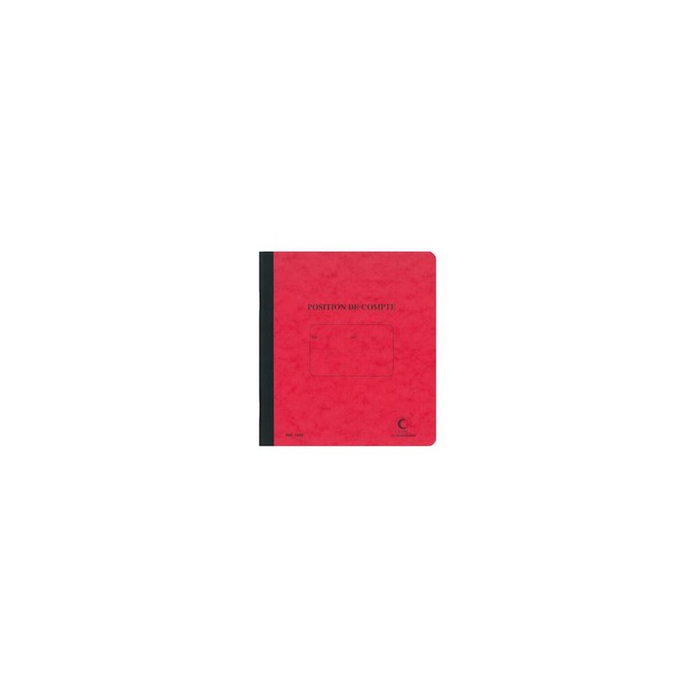 ELVE Cahier piqué "Position de compte", 210 x 190 mm