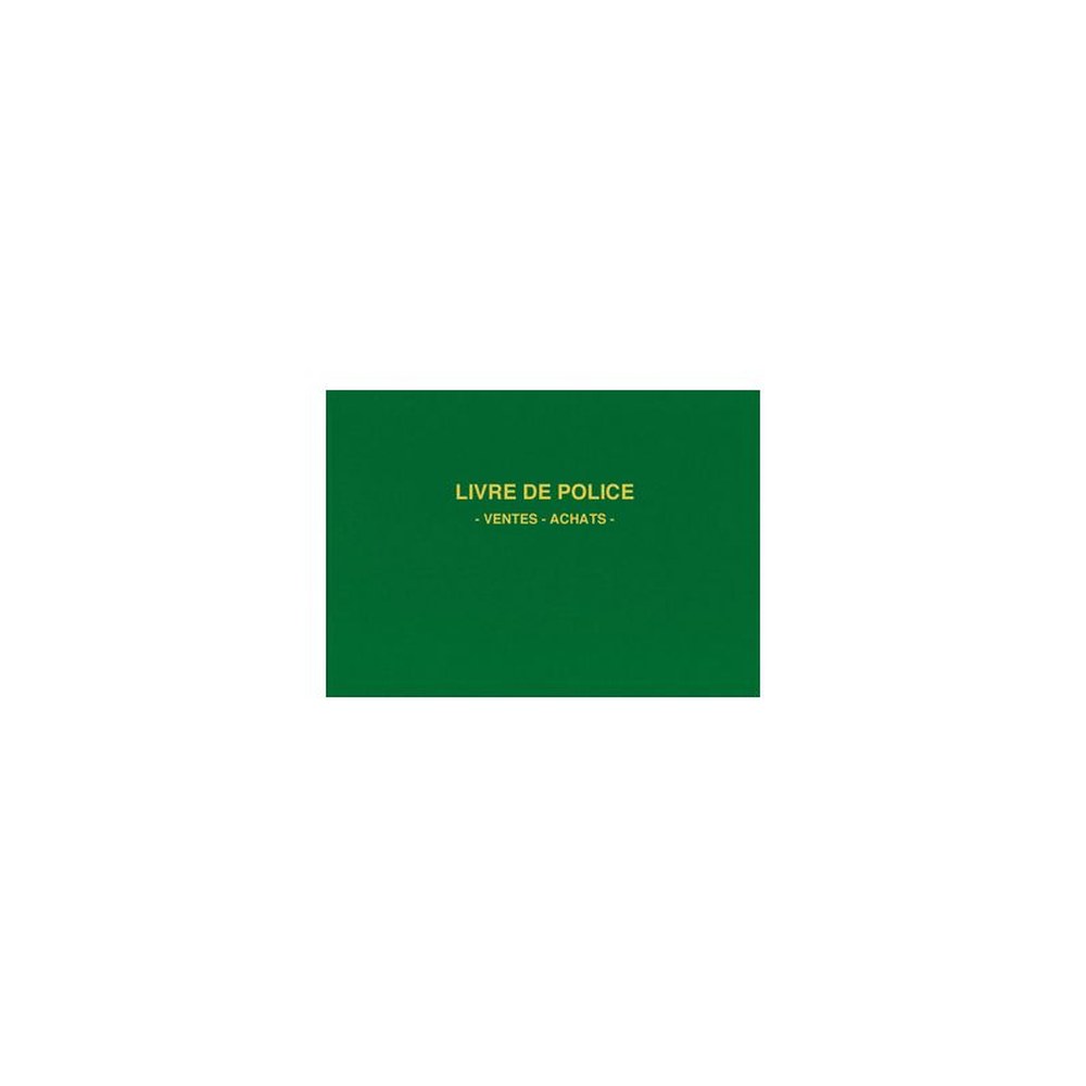 ELVE Registre "Livre de police métaux précieux", 200 pages