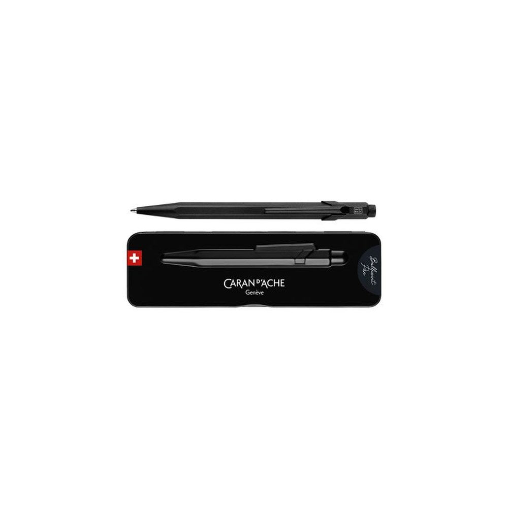 CARAN D'ACHE Stylo à bille 849 BLACK CODE, noir