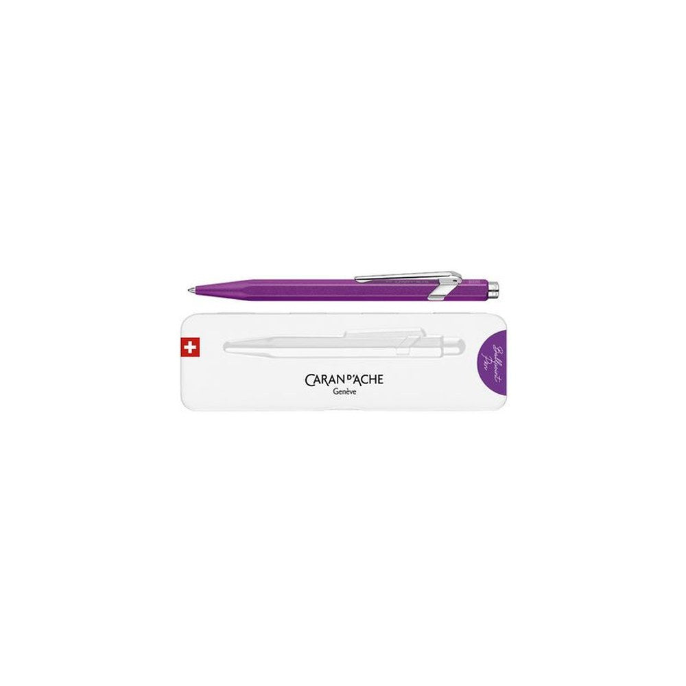 CARAN D'ACHE Stylo à bille 849 Colormat-X, violet