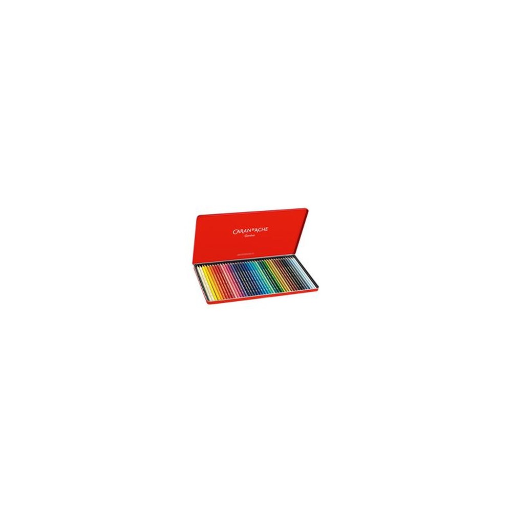 CARAN D'ACHE Crayons de couleur SUPRACOLOR, étui métal de 40