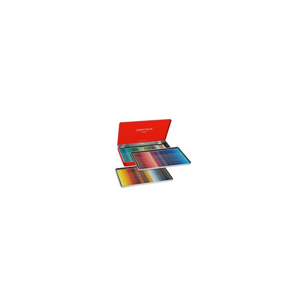 CARAN D'ACHE Crayons de couleur SUPRACOLOR,étui métal de 120