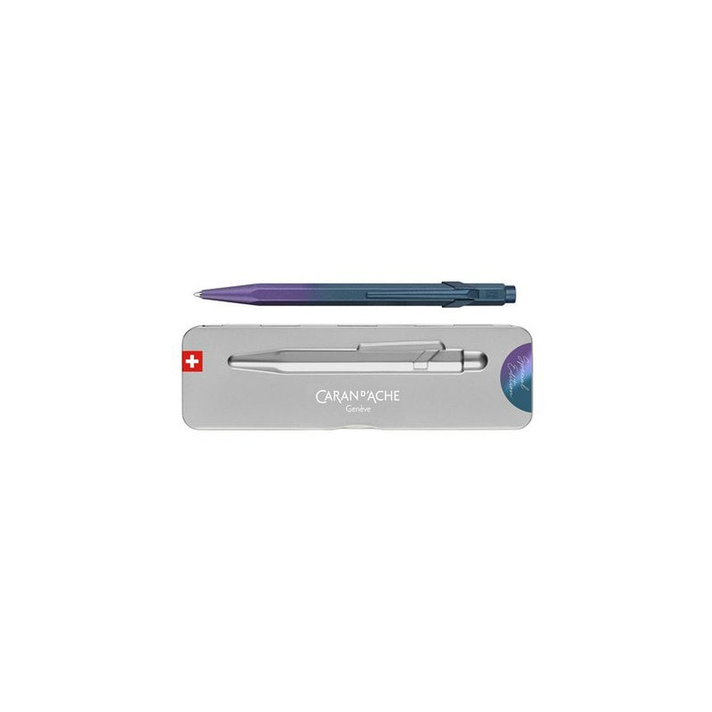 CARAN D'ACHE Stylo à bille rétractable 849 Violet Marin