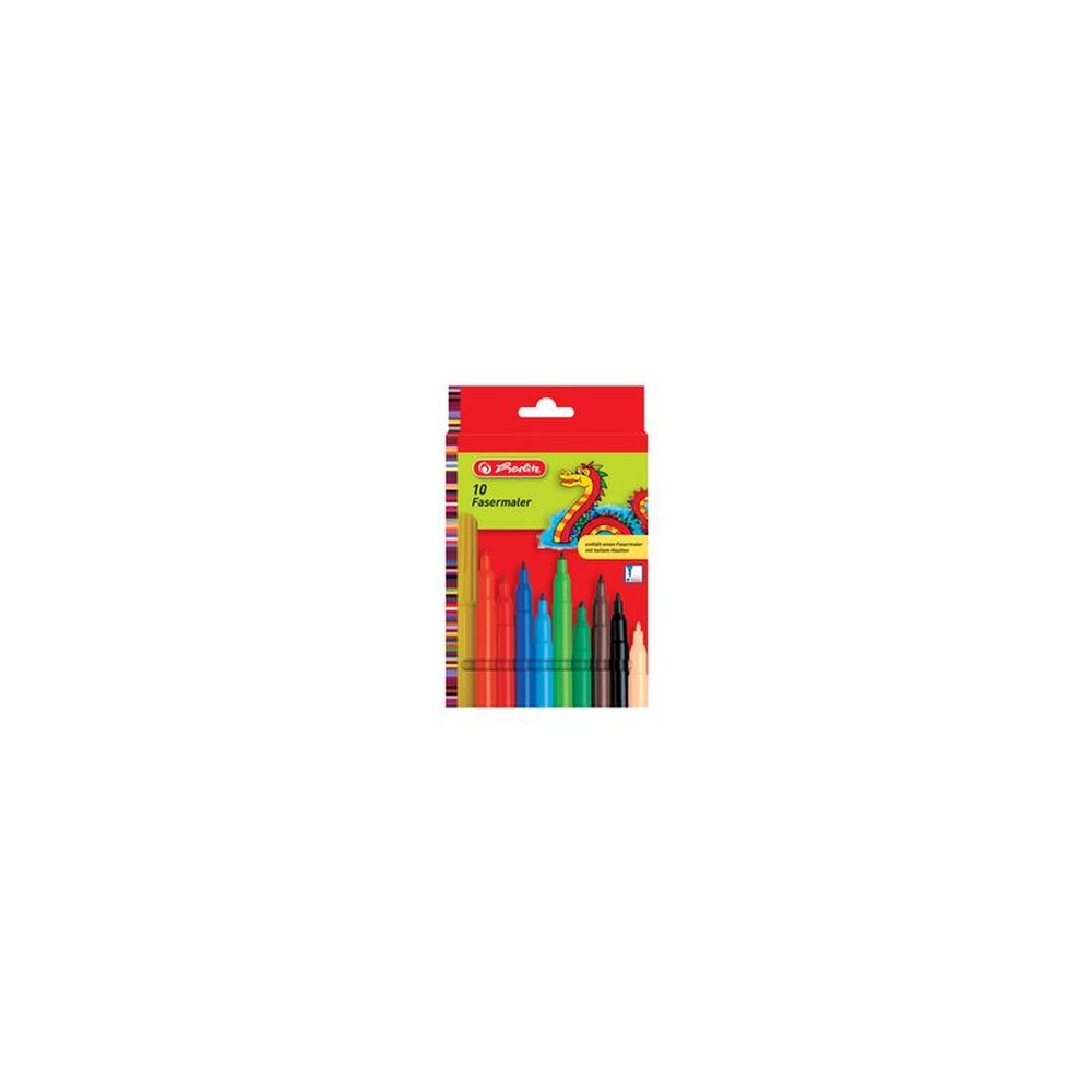 herlitz Feutre, étui en carton de 10