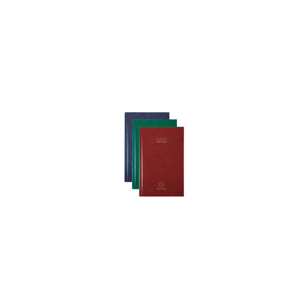 EXACOMPTA Agenda Carré Euro/Cents 135 x 210 mm, 2027,assorti x3