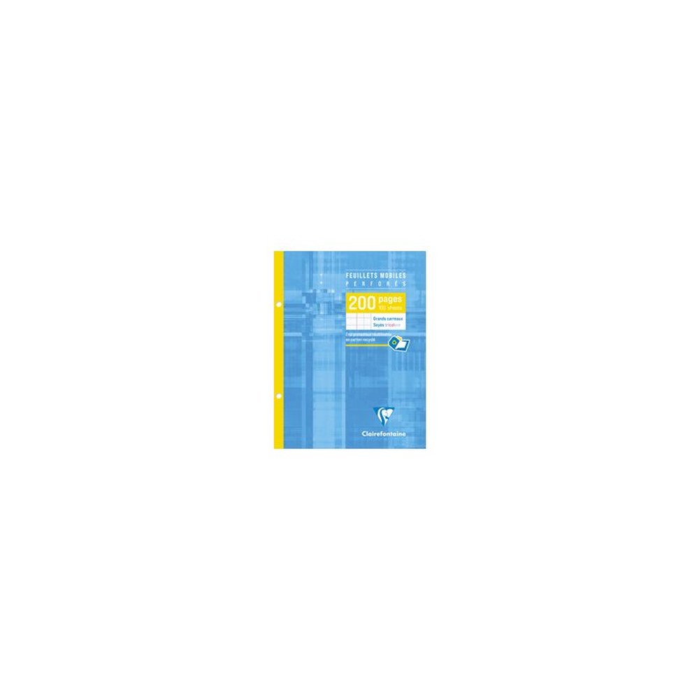 Clairefontaine Feuillets mobiles perforés, 170 x 220 mm