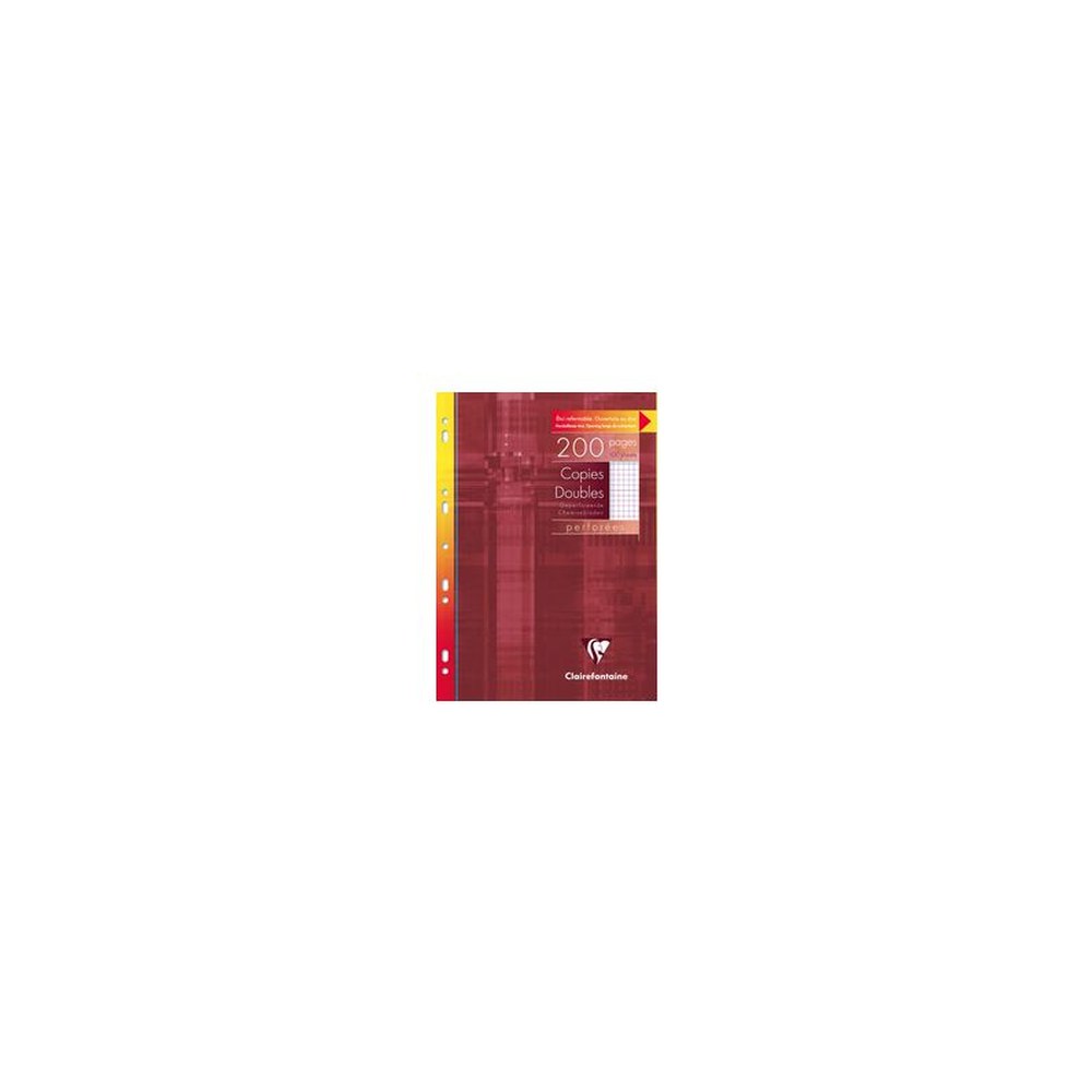 Clairefontaine Copies doubles perforées, A4, 5x5, avec marge