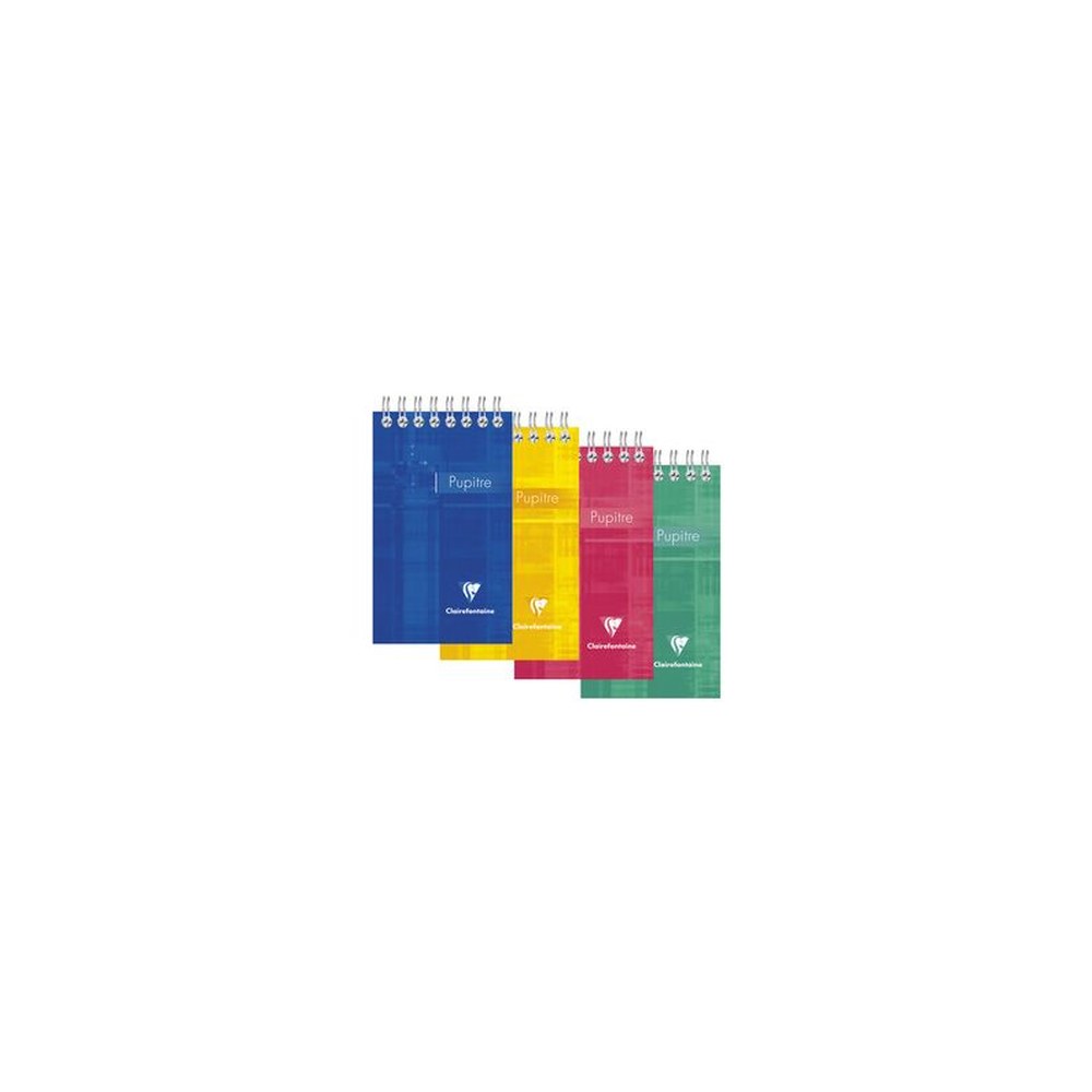 Clairefontaine Bloc spiralé, 75 x 127 mm, quadrillé 5/5 x10