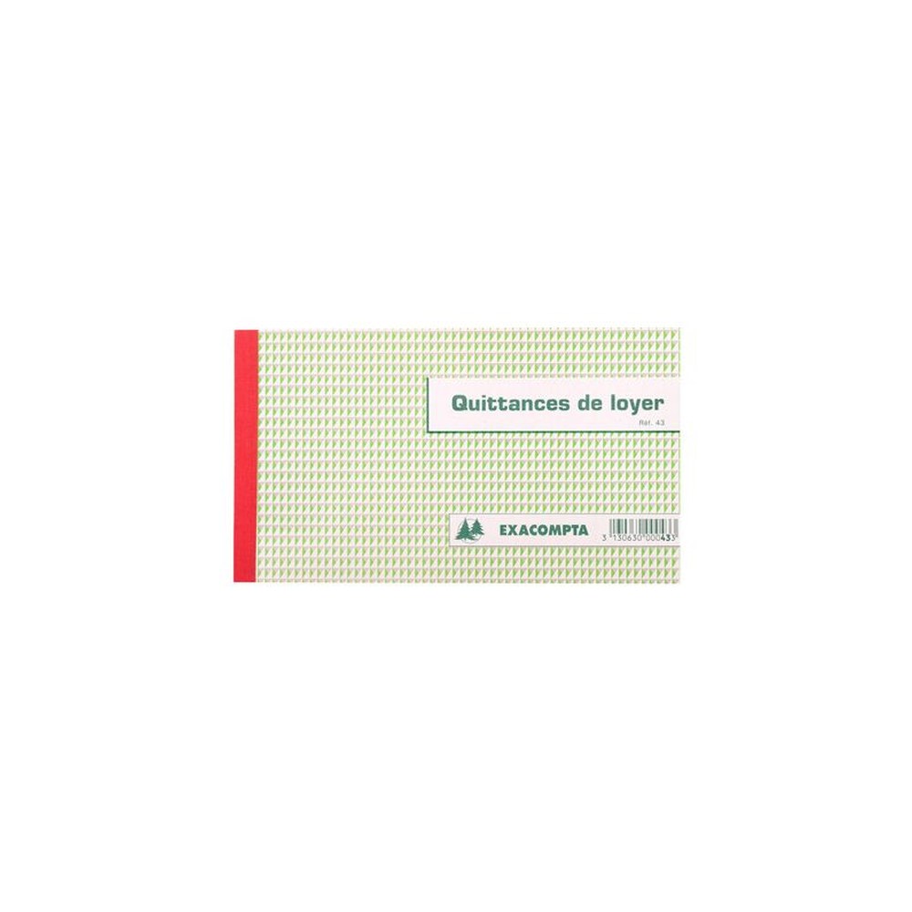 EXACOMPTA Manifold "Quittances de loyer", 125 x 210 mm